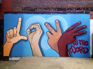 Love the the Word - Anti Racism Mural Project