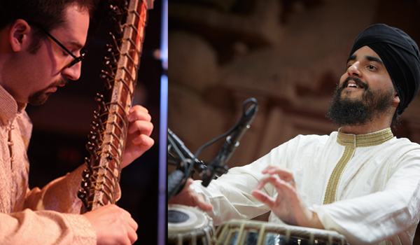 Josh Feinberg (sitar) and Gurdain Rayatt (tabla)