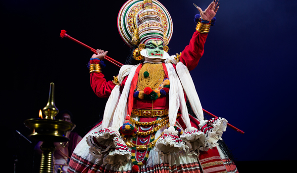 The Kala Chethena Kathakali Company schools performance